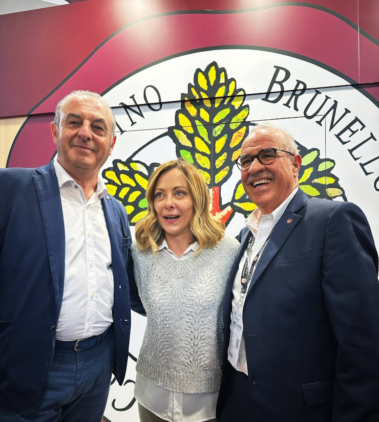 0.Consorzio Brunello di Montalcino Vinitaly 2024 incontro Meloni