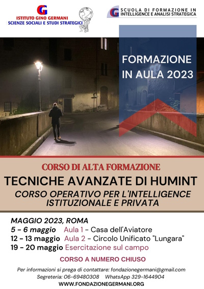 0.Corso Tecniche OP Humint 2023