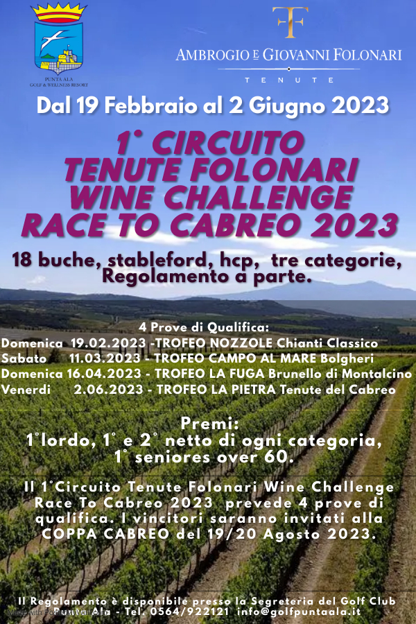 0.TENUTE FOLONARI WINE CHALLENGE
