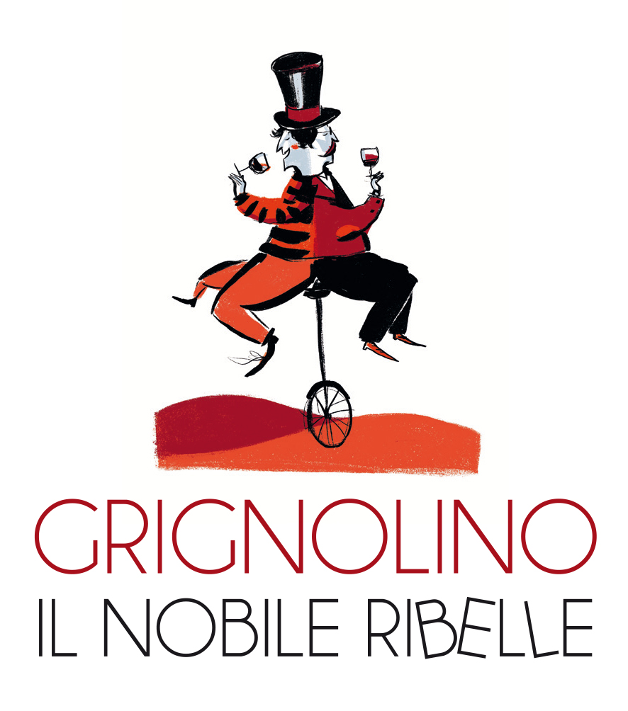 0.logo Grignolino il nobile ribelle disegno di Gabriele Sanzo