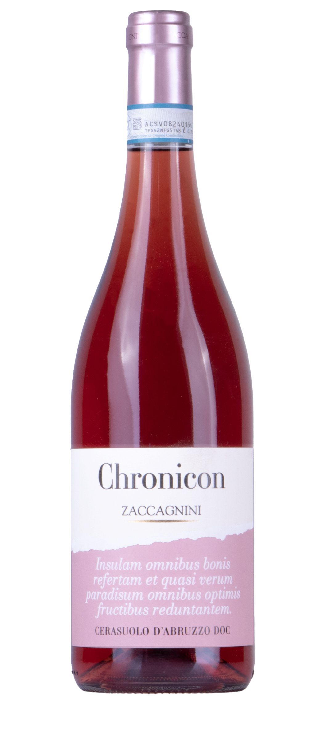 ZACCAGNINI CHRONICON FOTO 075ml CERASUOLO DABRUZZO DOC